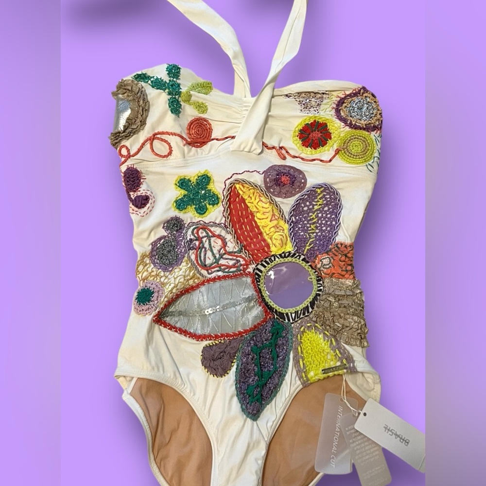 Rosa Cha NWT Halter One Piece